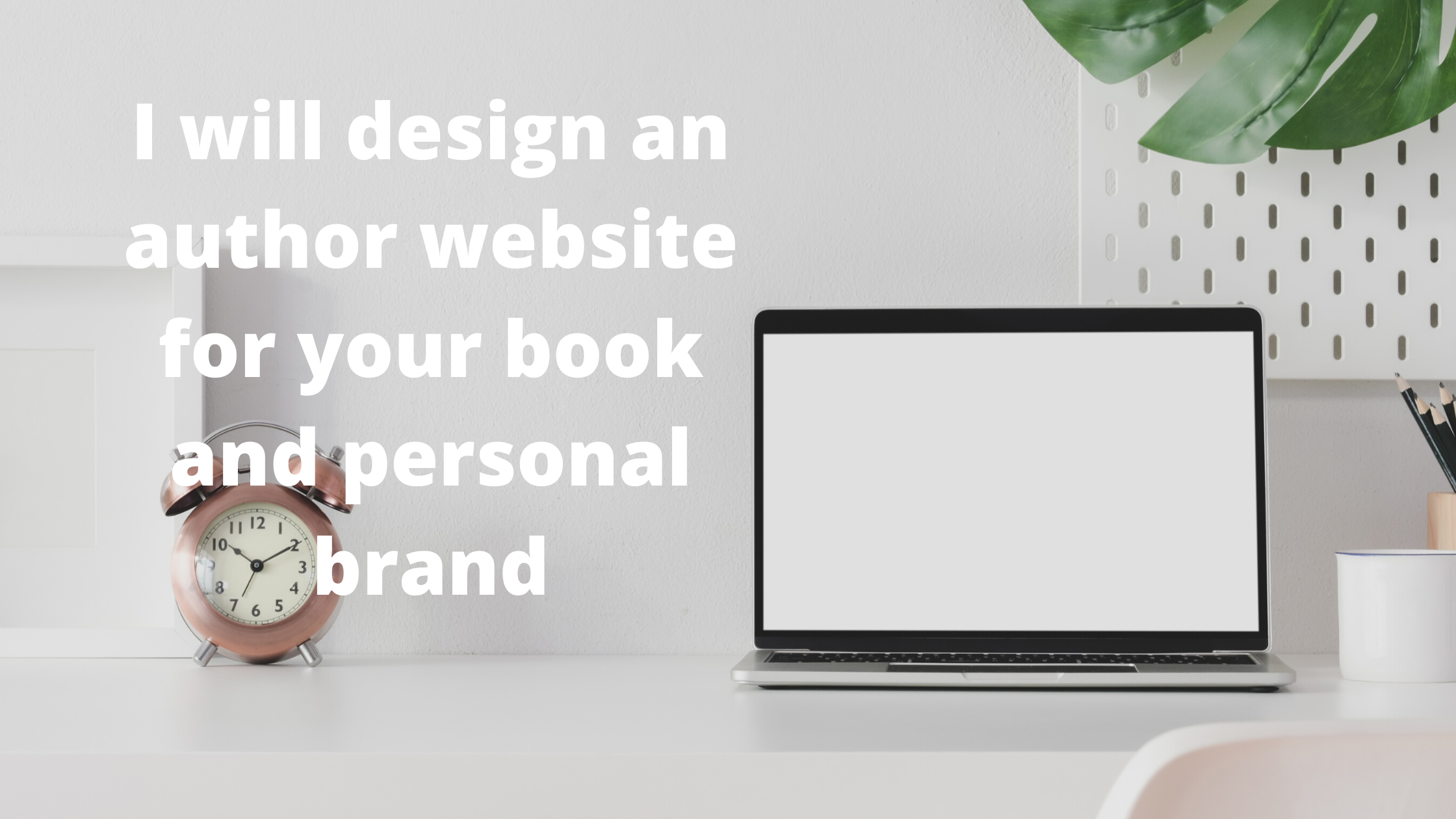 I will design an author website for your book and per...
