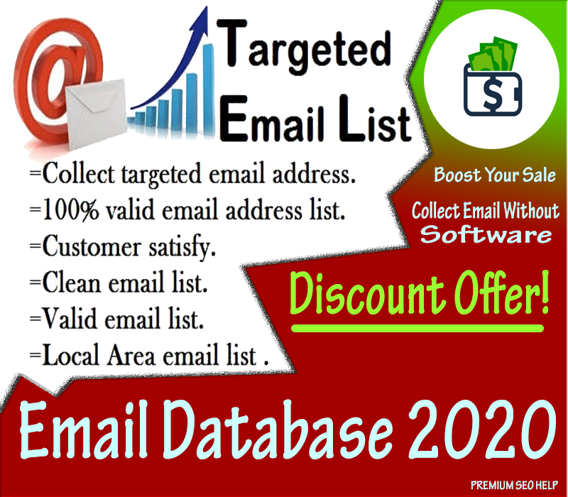 Get 20,000 Fresh Valid Email Database and send an cam...