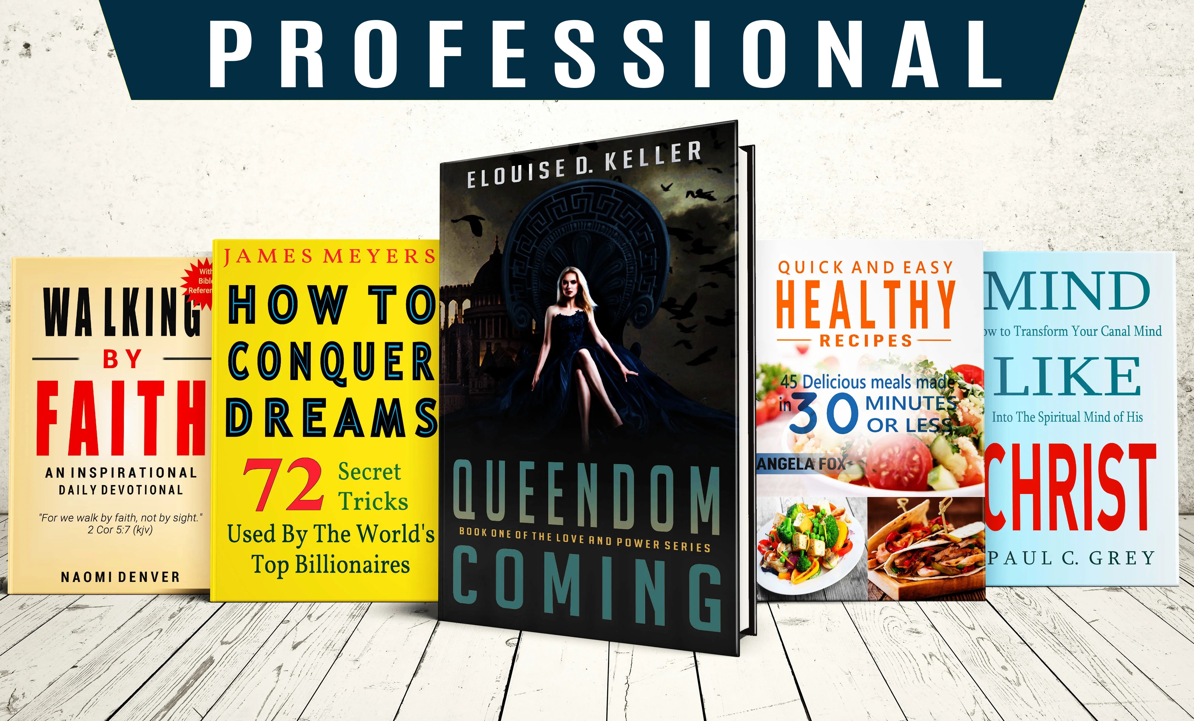 I will create professional book cover design or ebook...