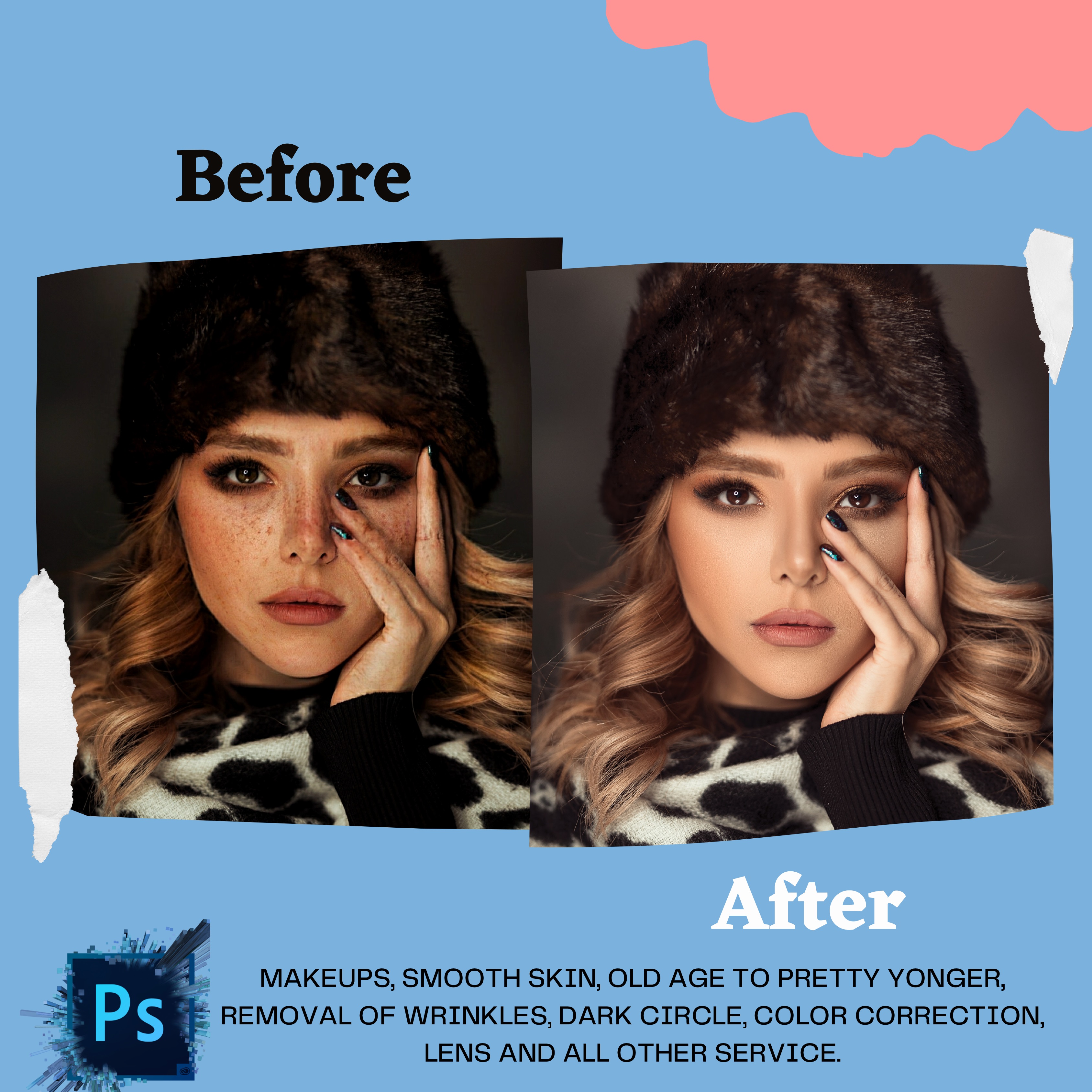 I will do any professional photoshop editing or photo...
