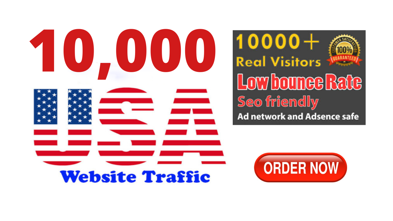 Drive 10,000 Real And High Quality USA Traffic To You...