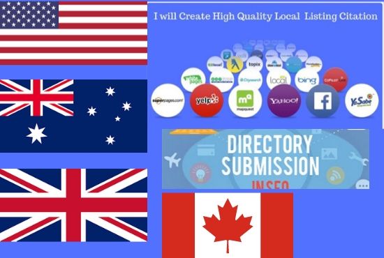 I will do local SEO citations and directory submissio...