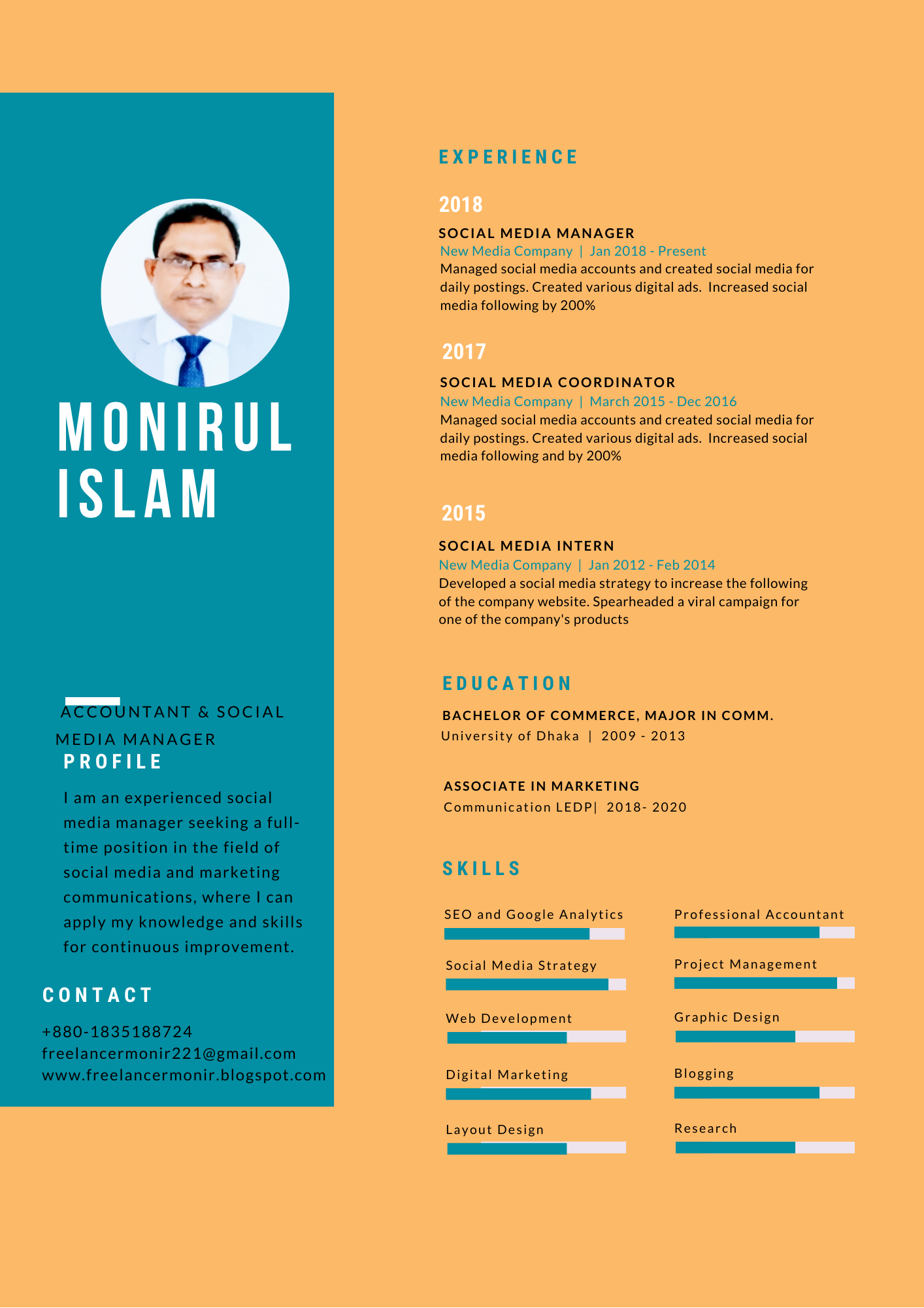 I will create and design a professional CV, Resume a...
