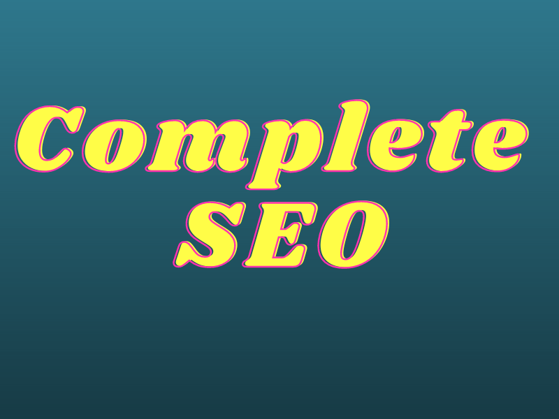 Complete SEO On page SEO and off page SEO service