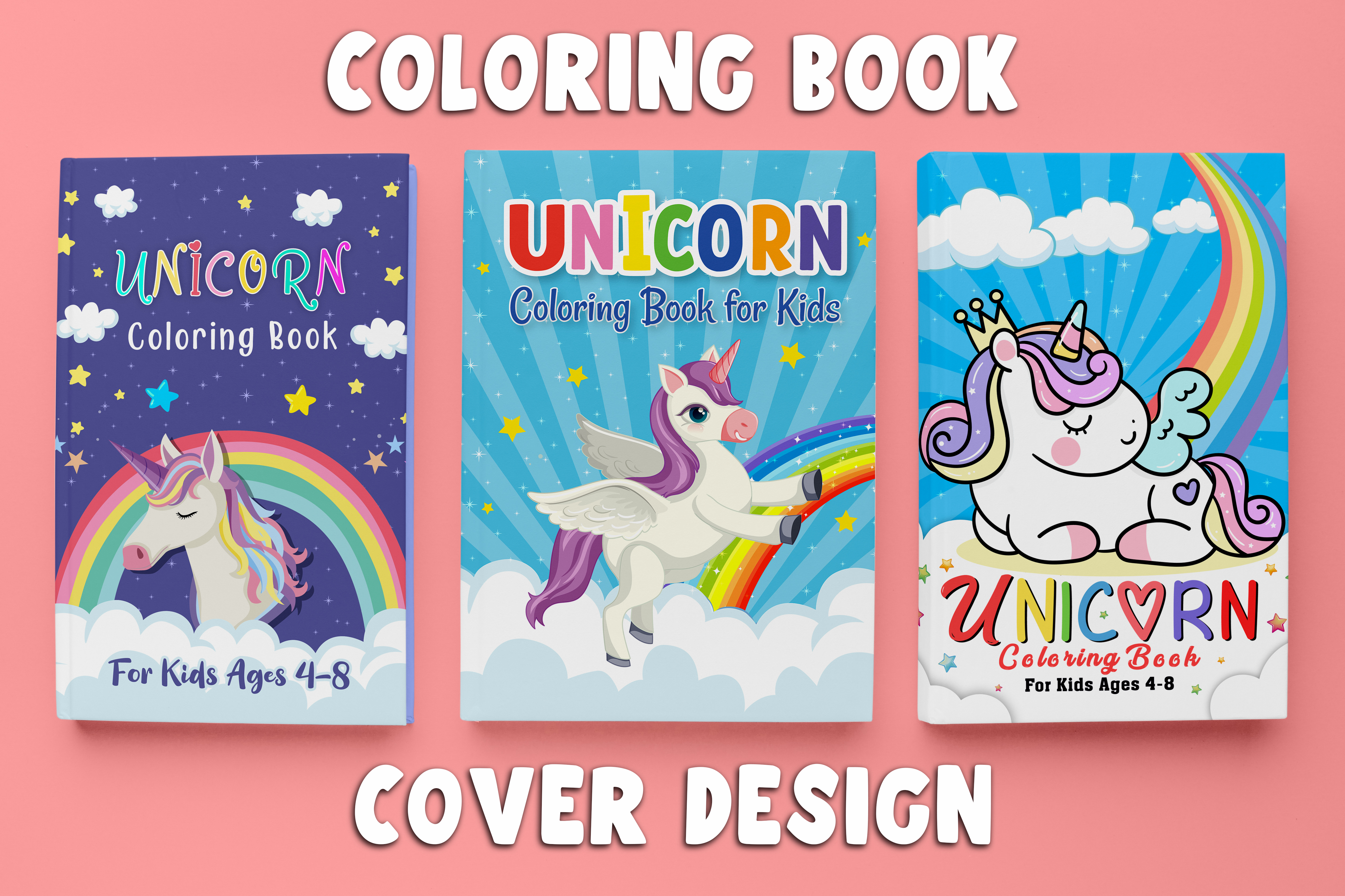 I will do coloring book cover design for your kdp bus...