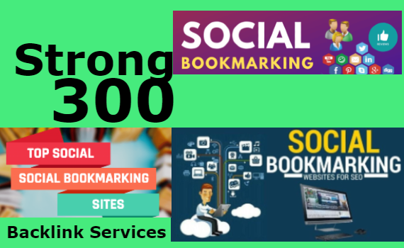 I will create manually HQ 300 social bookmarking back...