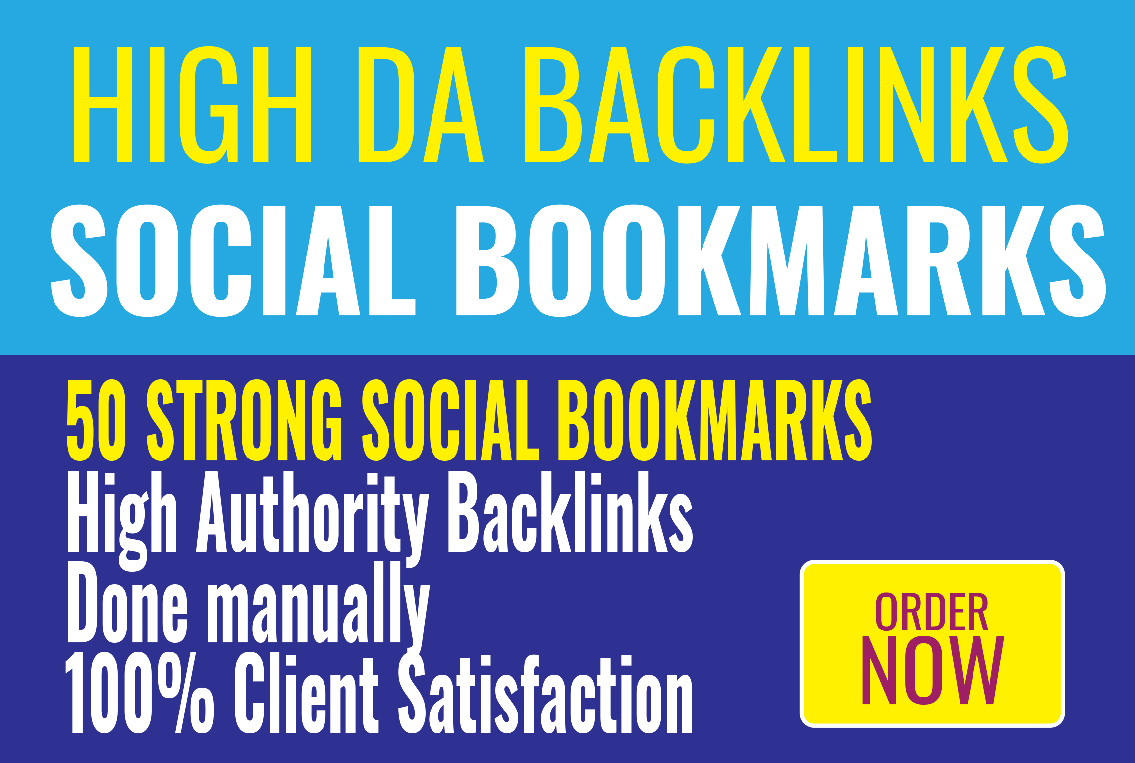 50 very strong bookmarks high DA backlinks best linkb...