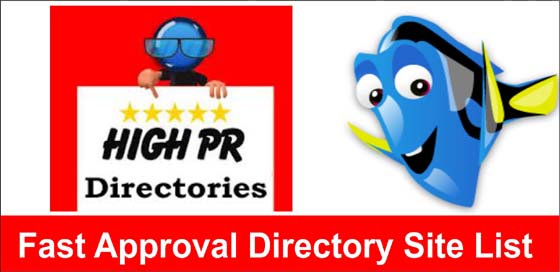 I will give you 60 fast approval directory websites