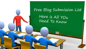 I will give you a list of 140 Blog submission website...