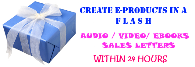 Create e-Products in A Flash.