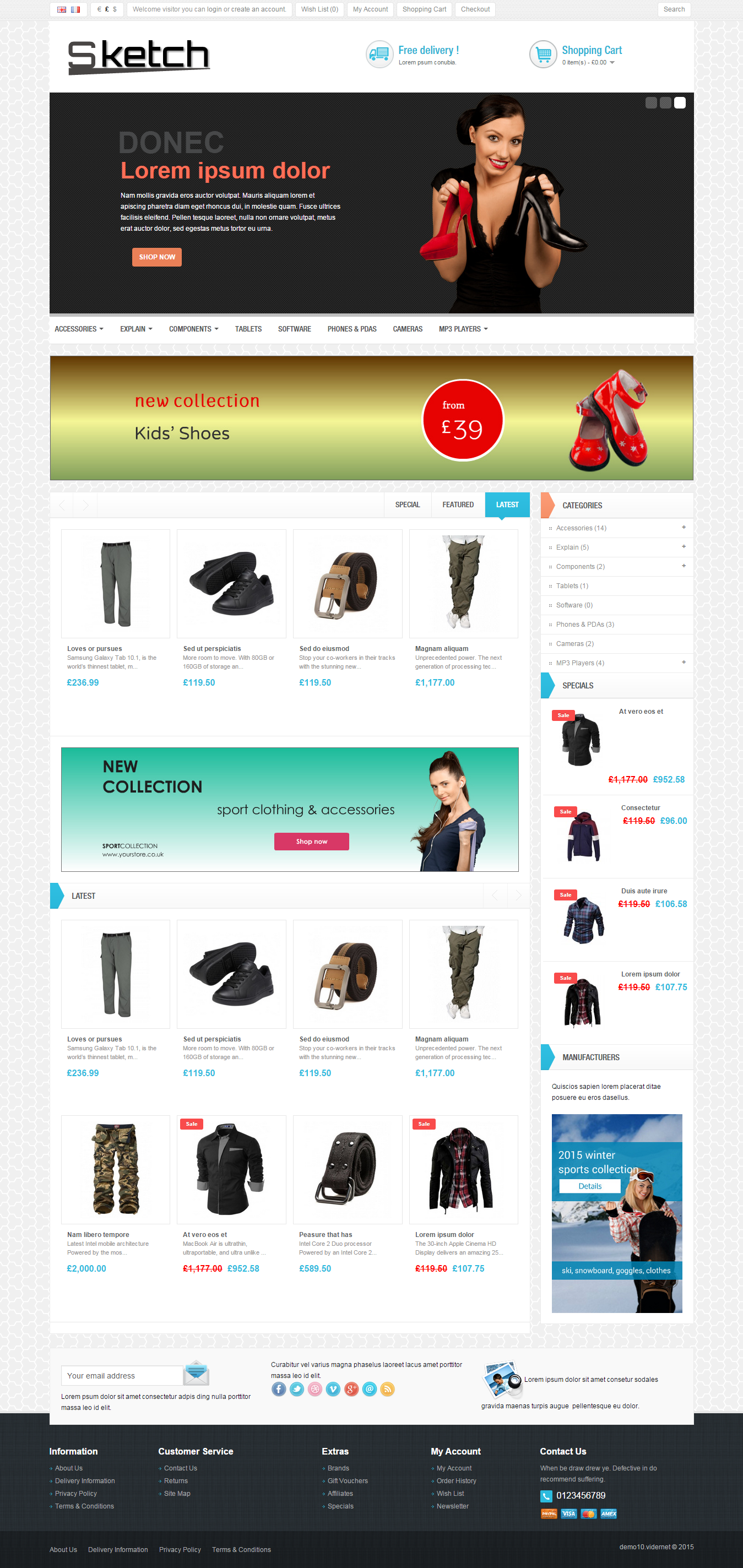 Ready Responsive eCommerce Shop