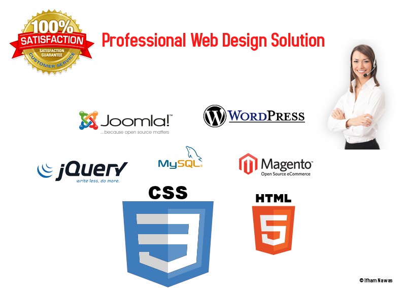 I will design professional website