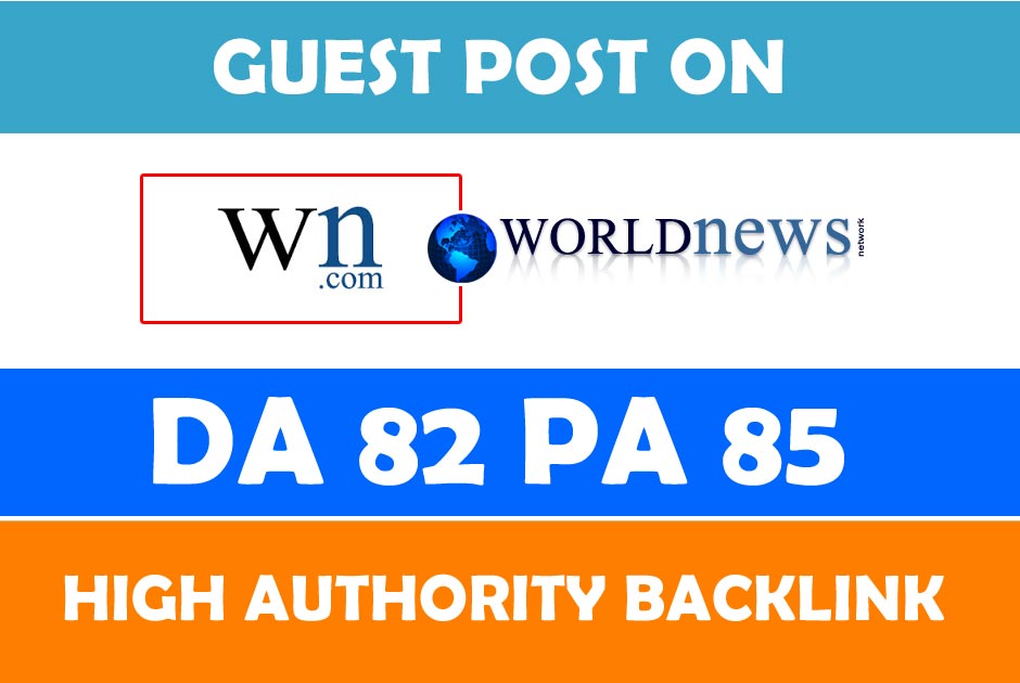 Will write and publish guest post on WN with 1 backli...