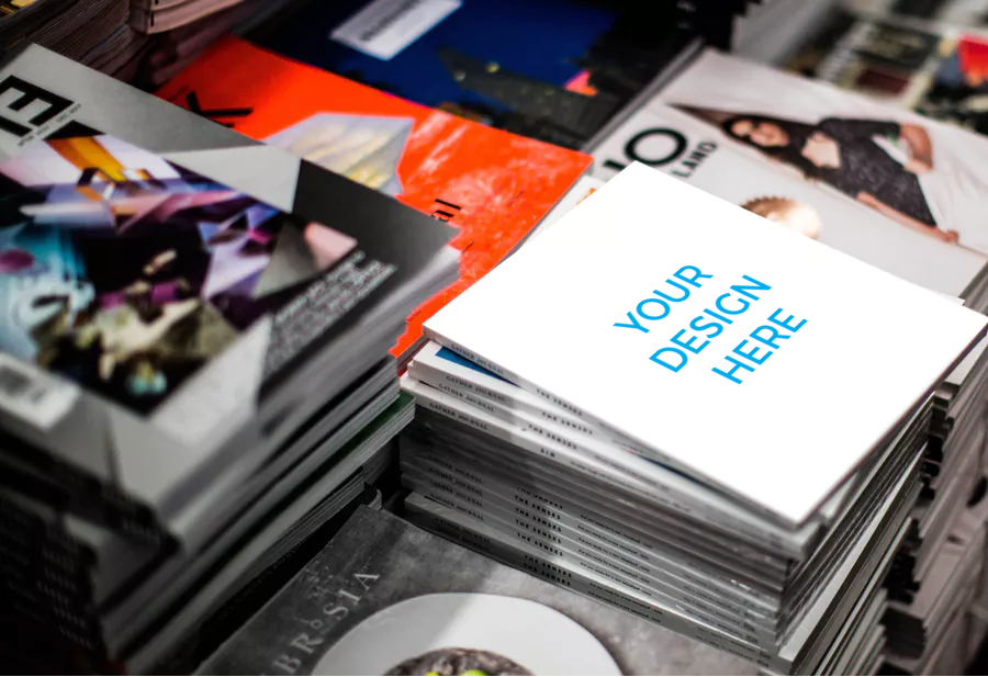 Design Business Card Magazines Books Mockup