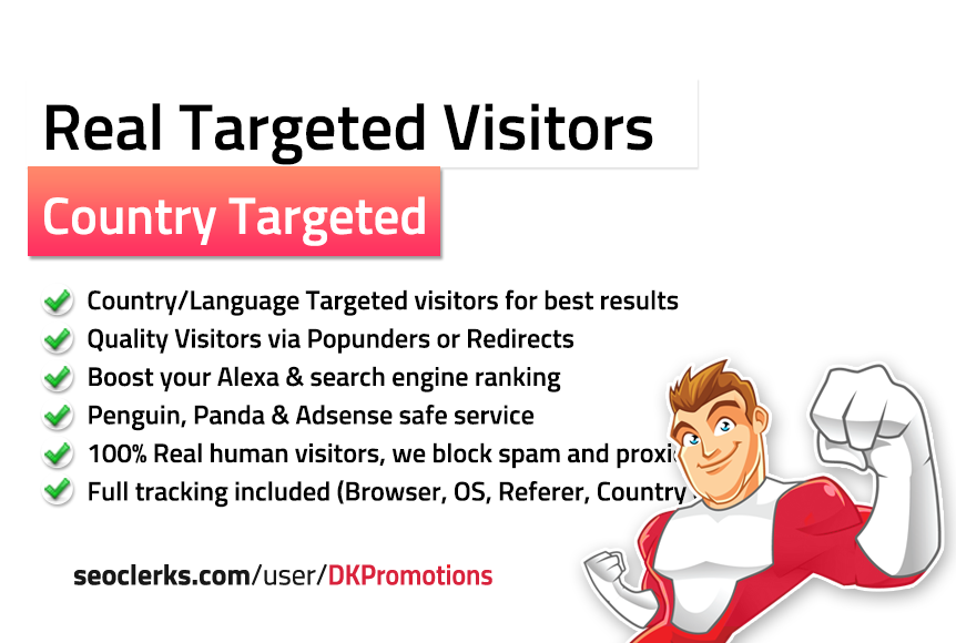 Real First-Class NICHE TARGETED Website TRAFFIC