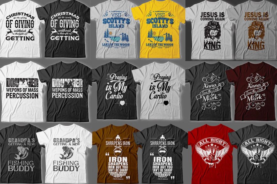 send you 18999 editable tshirt designs theme bundle