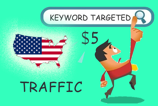 Drive 1000 ONLY U.S Traffic - Keyword targeted traffic