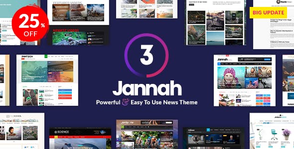 Install Jannah ( Premium Newspaper Style) Theme on your wordpress