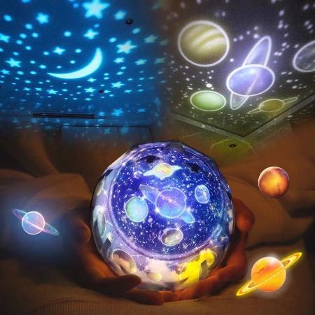 LED Night Light Starry Sky Magic Star Moon Planet Projector Lamp