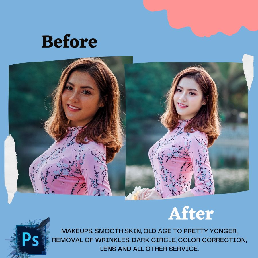 I will do any professional photoshop editing or photo background remove or manipulation