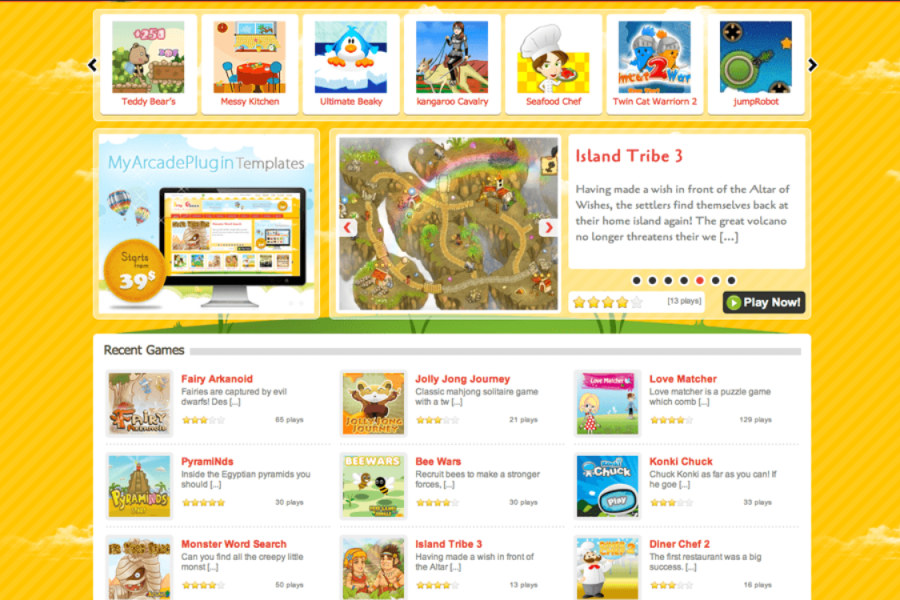  You will get a Fantastic & Monetizable WordPress Arcade Games website