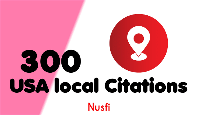 300 live USA local citations and business listings for local seo and Link buidling 