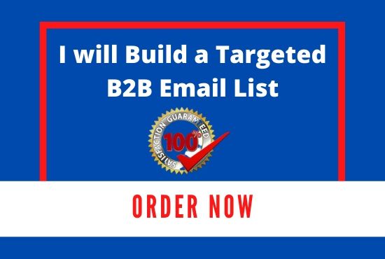 I will b2b lead generation and build the quality