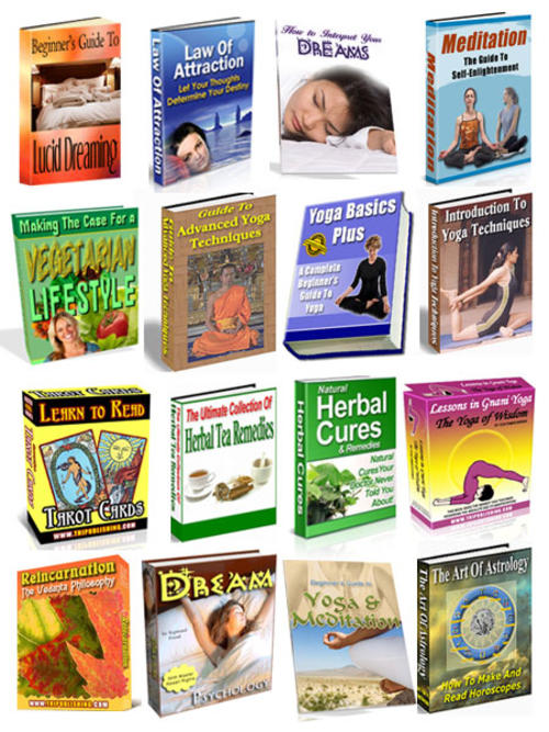 150 ebooks with resell rights in marketing and internet buisness