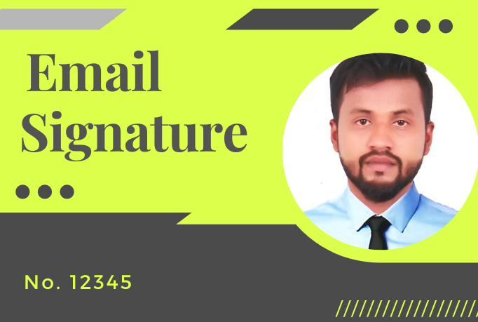 Create HTML Email signature OR clickable signature 
