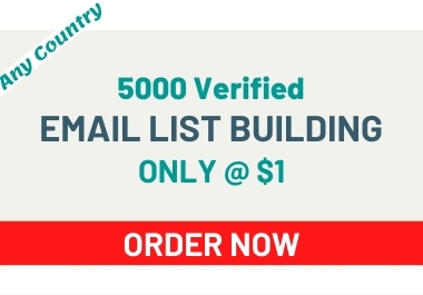 I Will Give You 5000 Verified Email List