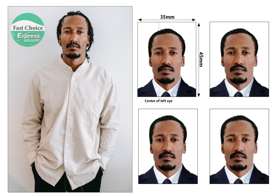 I will do passport size photo editing, retouching with photoshop 2020
