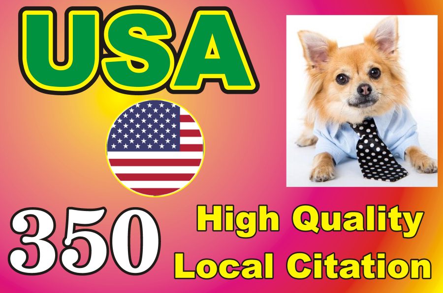 I will build local citation and directory submission upto 350 sites