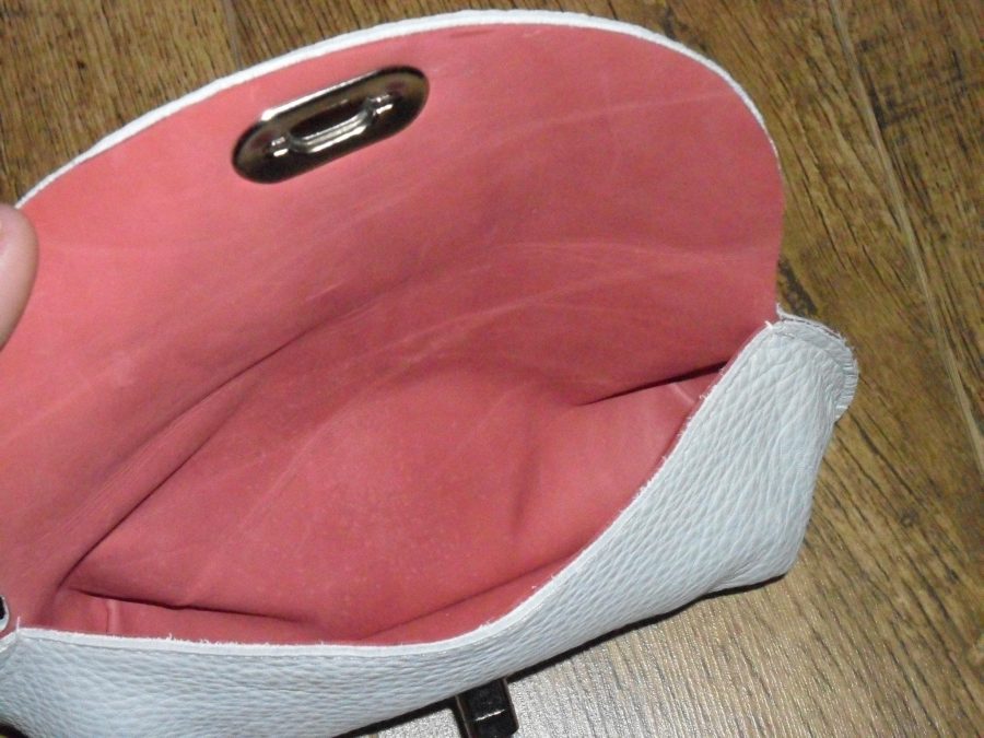 Unique leather bag with an unique design