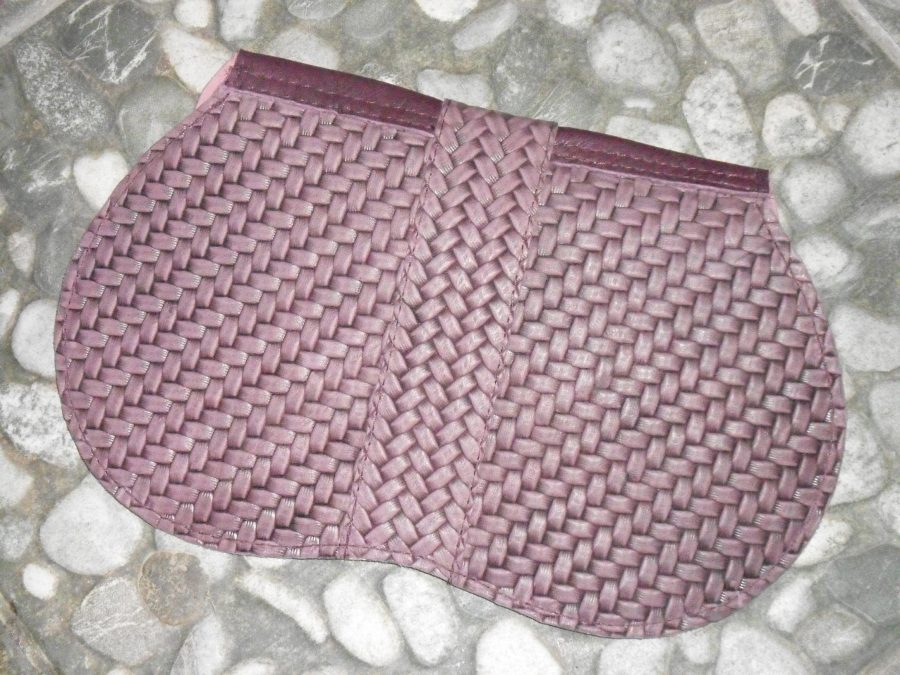 An unique genuine leather bag 'Purple'