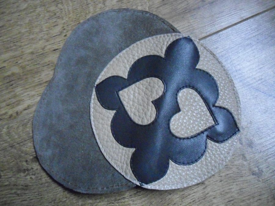 A unique genuine leather bag 'Cappuccino'