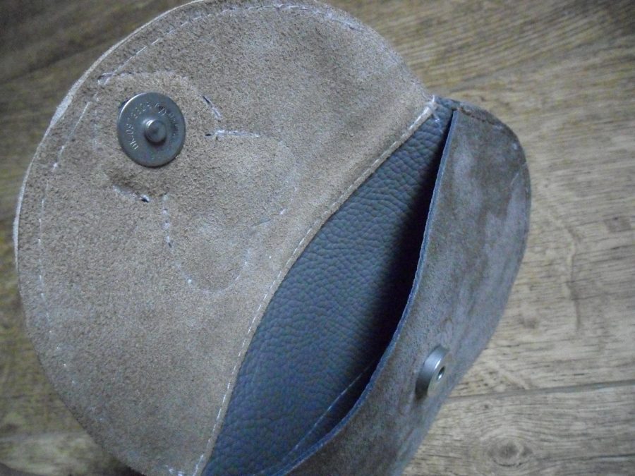 A unique genuine leather bag 'Cappuccino'