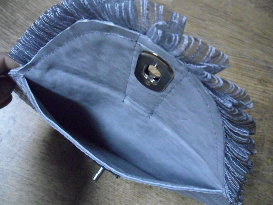 Unique leather bag 'Winter'