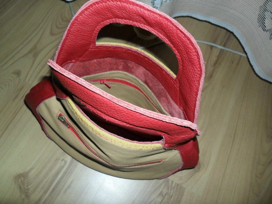 SOLD OUT - Unique genuine leather hand bag 