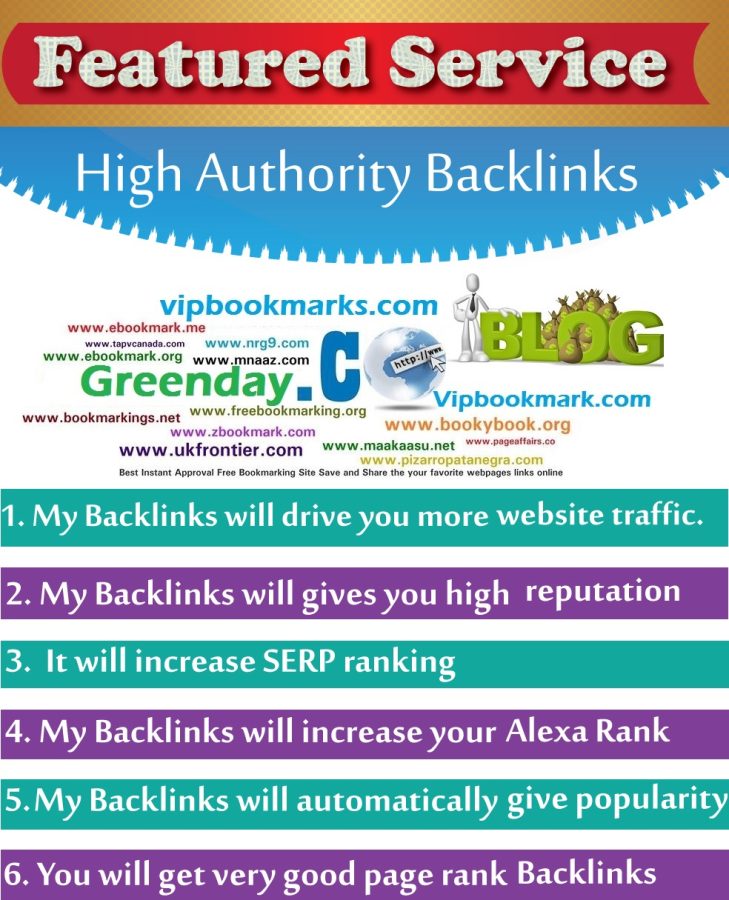 40+ Bookmark and Dofollow Backlink with Google Index Pr2 to PR7