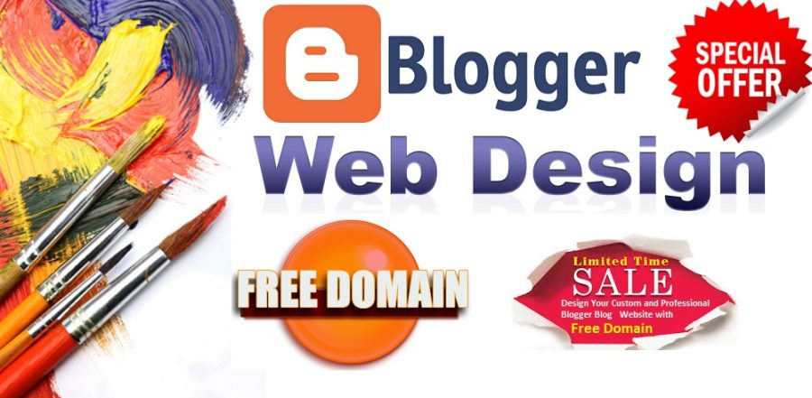 I will Create Premium Design Website with Blogger
