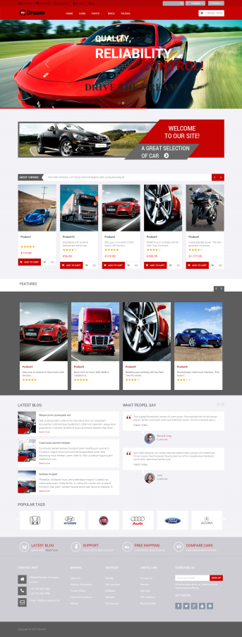 ready to use eCommerce Website, Online Store