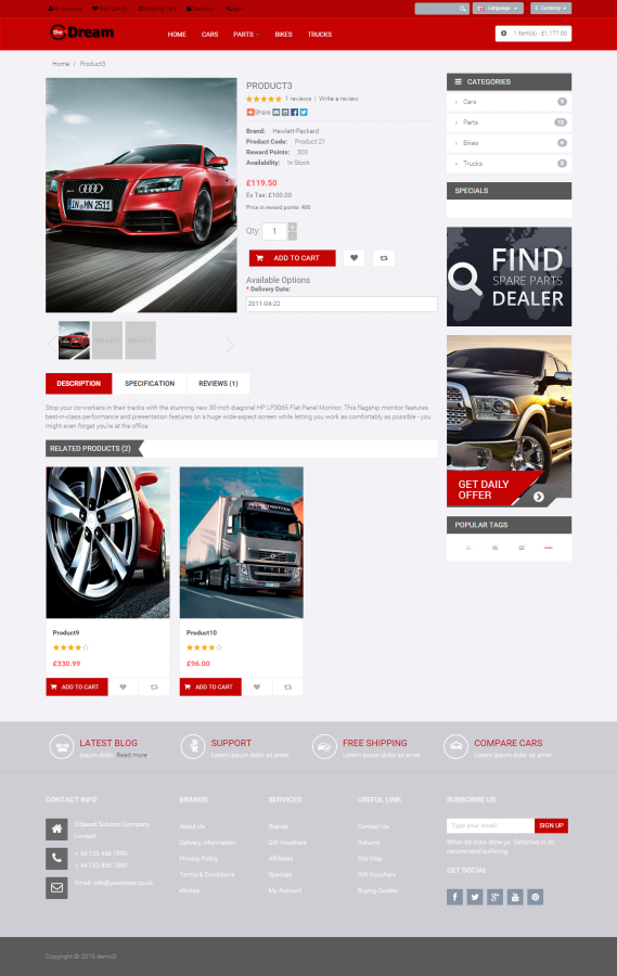 ready to use eCommerce Website, Online Store