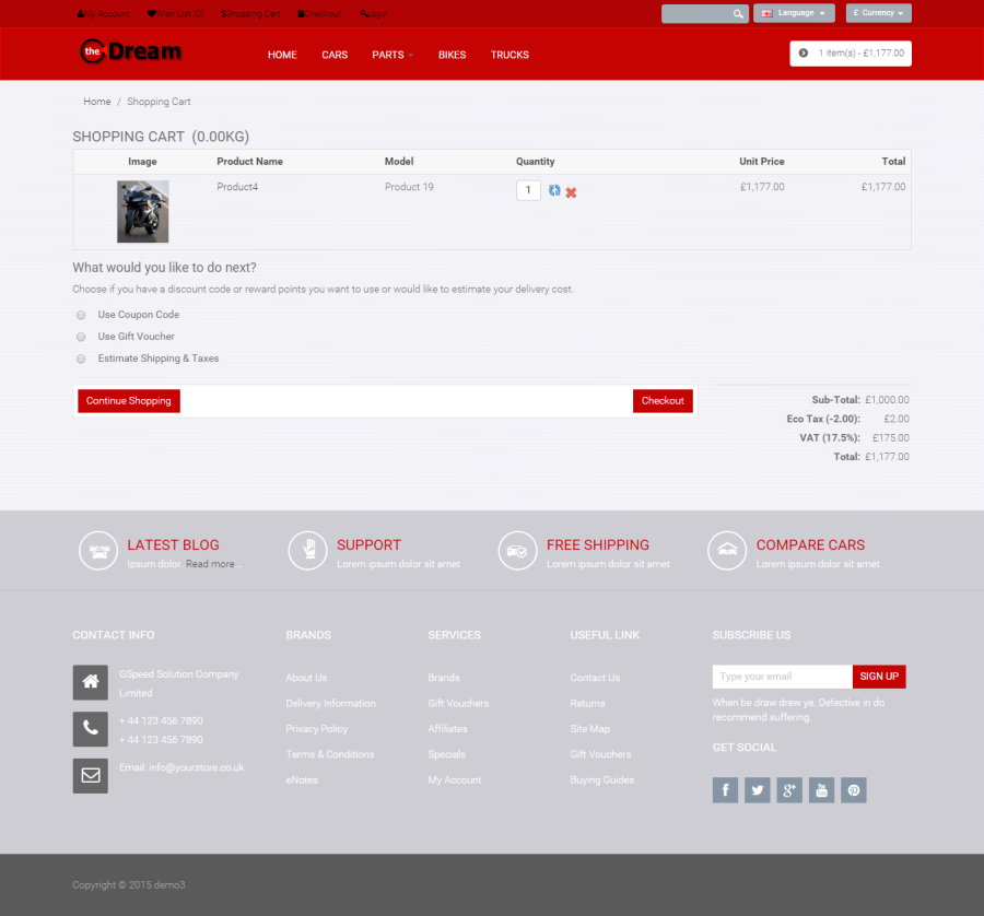 ready to use eCommerce Website, Online Store