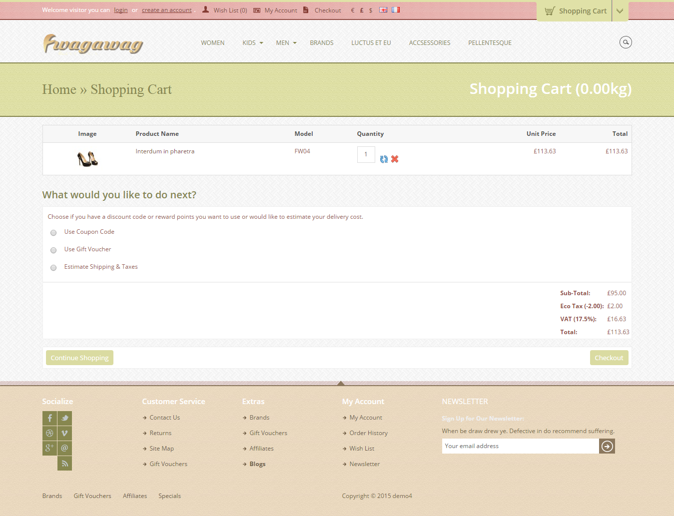 Online Shop / Ready to use Website start selling now