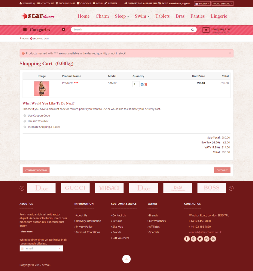 Ready to use Website start selling now