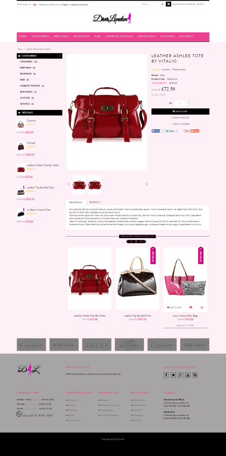 ready responsive eCommerce website