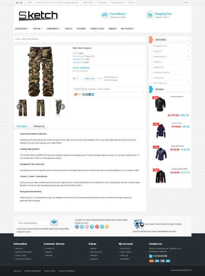 Ready Responsive eCommerce Shop