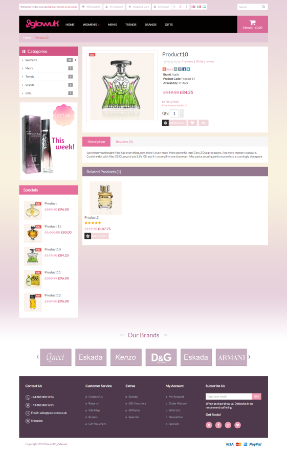 Responsive eCommerce Site