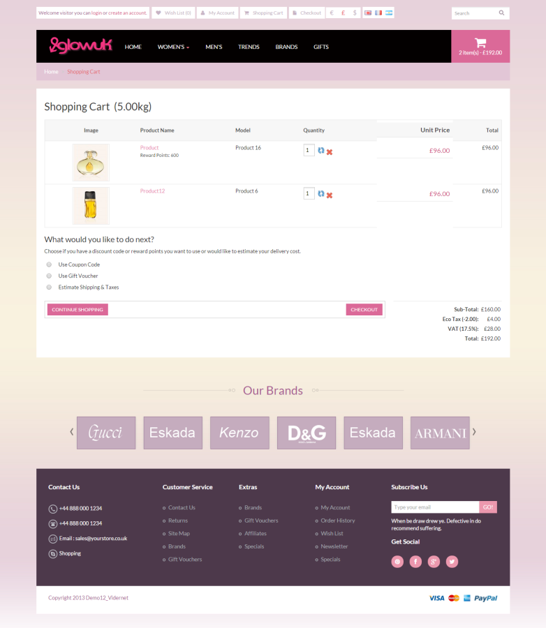 Responsive eCommerce Site