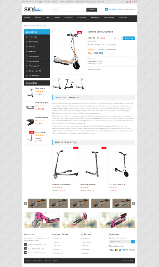 Exclusive eCommerce Shopping Cart Website